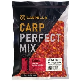 Карповый супермикс Carpella №1 кукуруза красная с ароматом клубники 1 кг