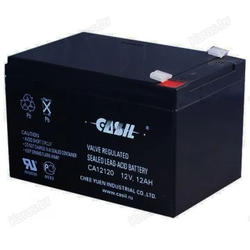 Аккумулятор свинцово-кислотный Casil CA12120 12V, 12Ah