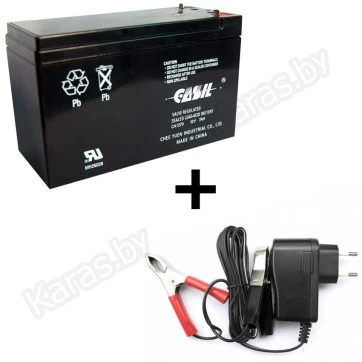 Зарядное устройство Vanson BC-612V + АКБ Casil CA1270 12V, 7Ah (при покупке эхолота)