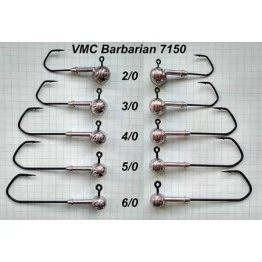 Джиг-головка Cheburahus крючок VMC Barbarian Jig 7150 №2/0 4-16 г
