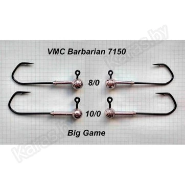 Джиг-головка Cheburahus крючок VMC Barbarian Jig 7150 №8/0 10-20 г