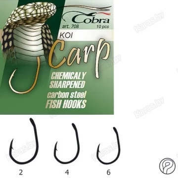Крючки Cobra CARP KOI C708NSB-***