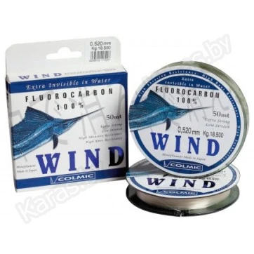 Леска флюорокарбоновая Colmic Wind 50 м