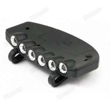 Фонарь Comfortika на кепку 6 светодиодов КМФ