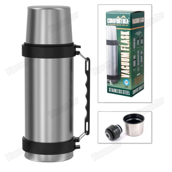 Термос Comfortika 1 л с ручкой NLB-100AT