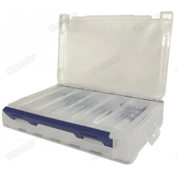 Коробка Dayo 721019 для воблеров двухсторонняя 195х130x40 мм