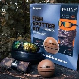 Подарочный набор Deeper Fish Spotter Kit (эхолот Deeper CHIRP+ 2, очки и бафф)