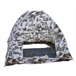 Палатка зимняя автоматическая Dodger B 2.0x2.0x1.5 м (дно на молнии) КМФ