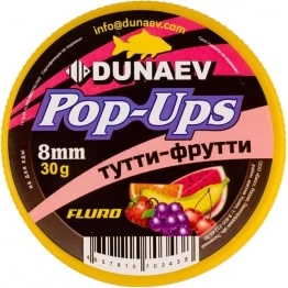 Бойлы Dunaev Pop-Up Тутти-Фрутти 8 мм, 30 г