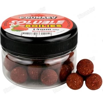 Бойлы Dunaev Пылящие Клубника 14 мм, 50 г