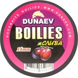 Бойлы Dunaev Вареные Слива 14 мм, 50 г
