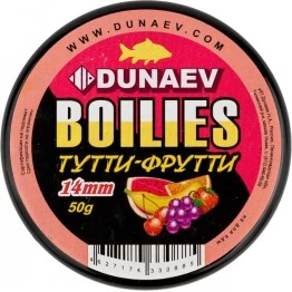 Бойлы Dunaev Вареные Тутти-Фрутти 14 мм, 50 г