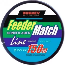 Леска Dunaev Feeder-Match Sinking Black 150 м