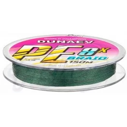 Леска плетёная Dunaev Braid PE X8 150 м (ярко-зеленая)