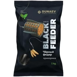 Прикормка Dunaev Black Series Feeder (черный фидер) 1кг