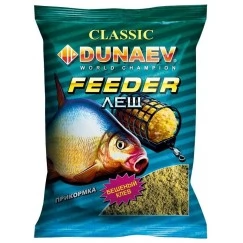 Прикормка Dunaev Classic Фидер Лещ (коричневая) 0.9 кг