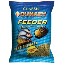 Прикормка Dunaev Classic Универсальная Фидер (коричневая) 0.9 кг