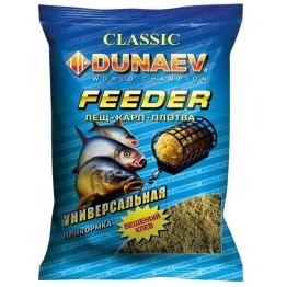 Прикормка Dunaev Classic Универсальная Фидер (коричневая) 0.9 кг