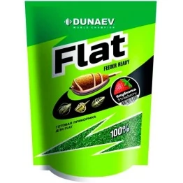 Прикормка Dunaev Flat Feeder Ready Клубника 1кг
