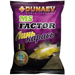 Прикормка Dunaev MS Factor Линь-Карась (зеленая) 1кг