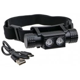 Фонарь налобный Elegance Method, светодиод белый и синий