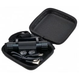 Фонарь налобный Elegance Method, светодиод белый и синий