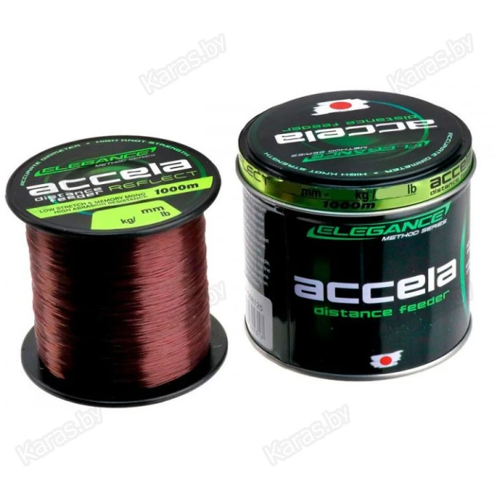 Леска Elegance Method Accela Distance Feeder Reflect 1000 м