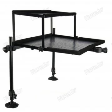 Стол навесной алюминиевый Elegance Feeder Pro двухярусный 67х50/63х26см