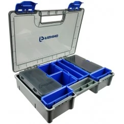 Коробка многофункциональная фидерная F-Fishing (351x250x80 мм), с лотками