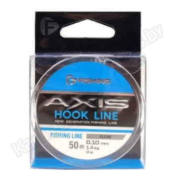 Леска монофильная F-Fishing Axis Hook Line Clear 50 м