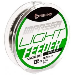 Леска монофильная F-Fishing Impresa Light Feeder Dark Green 135 м