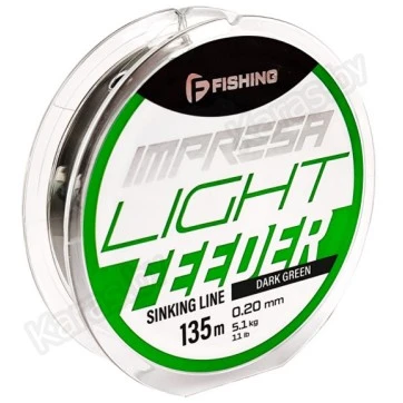 Леска монофильная F-Fishing Impresa Light Feeder Dark Green 135 м