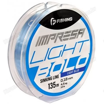 Леска монофильная F-Fishing Impresa Light Bolo Light Blue 135 м