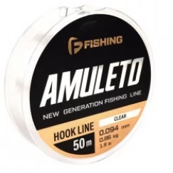 Леска монофильная F-FISHING Hook Line Amuleto Clear 50 м