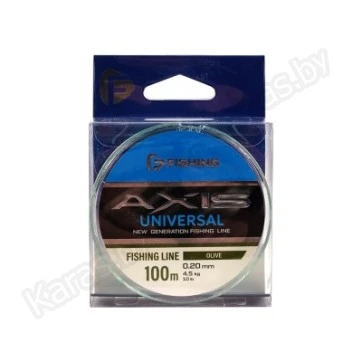 Леска монофильная F-Fishing Axis Universal Line Olive 100м
