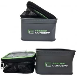 Набор емкостей для прикормки и насадки Feeder Concept EVA ZIP BOX SET