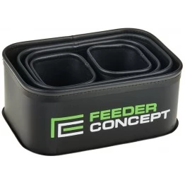 Набор емкостей для прикормки и насадки Feeder Concept EVA 5 шт (набор 270х170х100 мм)