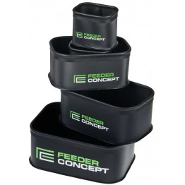 Набор емкостей для прикормки и насадки Feeder Concept EVA 5 шт (набор 270х170х100 мм)