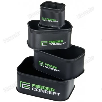 Набор емкостей для прикормки и насадки Feeder Concept EVA 5 шт (набор 270х170х100 мм)