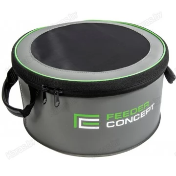 Ведро для прикормки и насадки Feeder Concept EVA Worm & Groundbait Bucket 12 л