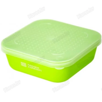 Коробка для наживки Feeder Concept Feeder Bait Box S с крышкой (130x130x45мм)