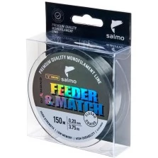 Леска монофильная Salmo Diamond Feeder & Match Fluoro Coated Olive Green 150 м