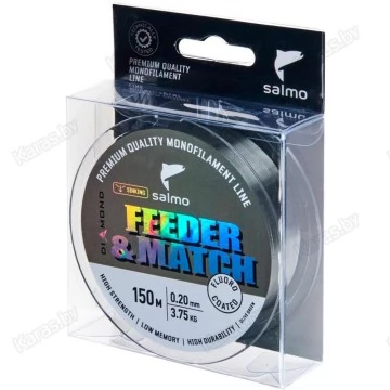 Леска монофильная Salmo Diamond Feeder & Match Fluoro Coated Olive Green 150 м