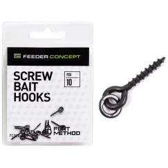 Крепления для бойлов/приманок Feeder Concept Flat Method Screw Bait Hooks