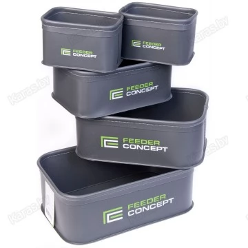 Набор емкостей для прикормки и насадки Feeder Concept EVA 5 BOX SET