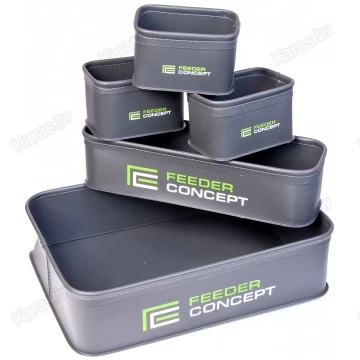 Набор емкостей для прикормки и насадки Feeder Concept EVA 5 BIG BOX SET