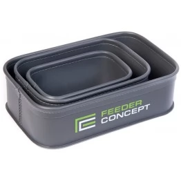 Набор емкостей для прикормки и насадки Feeder Concept EVA ZIP BOX SET