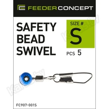 Вертлюги c застежкой для скользящей оснастки Feeder Concept FC907
