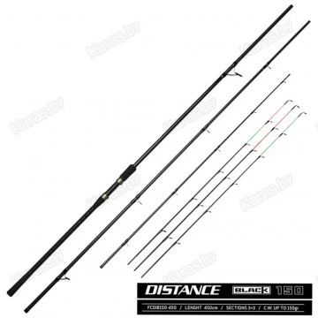 Удилище фидерное Feeder Concept Distance Black 150, углеволокно, 4.5 м, тест: 80-150 гр
