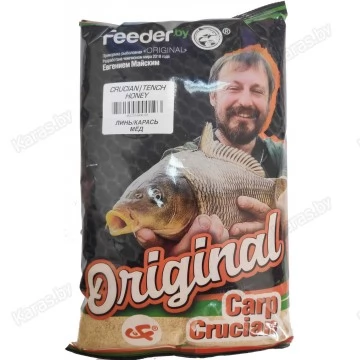 Прикормка Feeder.by Original Линь-Карась Мёд (желтая) 1 кг